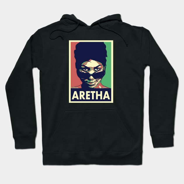 aretha franklin Hoodie by guilhermedamatta